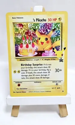 Birthday Pikachu - Promo 24 - Celebrations 25th Anniversary - NM - Pokemon TCG - Image 1