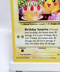 Birthday Pikachu - Promo 24 - Celebrations 25th Anniversary - NM - Pokemon TCG - Image 4
