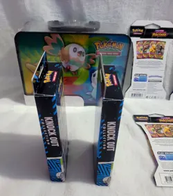 Pokemon TCG Sword and Shield Sealed Collection Lot Spring Chest Knock Out - Image 3