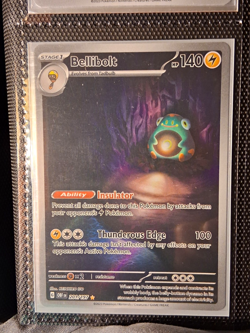 Pokemon TCG Bellibolt 201/197 Obsidian Flames Illustration Rare Holo EN 140 HP - Image 1