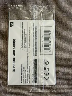 (1) Zarude 056/084 Sealed Pitch Black GameStop Promo - NM - Image 2