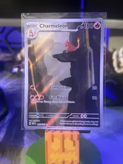 Pokemon TCG Charmeleon 169/165 SV: Scarlet & Violet 151 Illustration Rare IR NM - Image 1