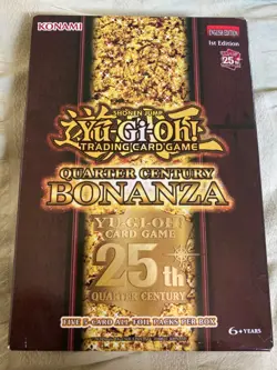 Yu-GI-Oh Quarter Century BONANZA Box, Trading Card Game, FACTORY SEALED!! - Image 1