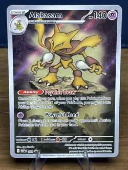 Alakazam 009 ME: Mega Evolution Promo Holo Eng Stage 2 140 HP Pokemon TCG - Image 1