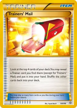 Holofoil - Trainers' Mail (Secret) - 100/98 / NM / English Pokemon TCG - Image 1
