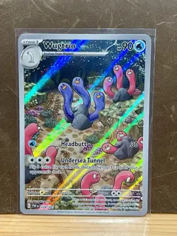 Wugtrio 224/091 -S&V: Paldean Fates Illustration Rare - Pokemon TCG (NM) - Image 1