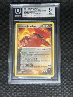 The Pokemon Company Pokemon TCG Team Magma's Groudon Holo Rare 9/95 Eng BGS 9 - Image 1
