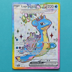 Pokemon TCG Lapras ex 158/142 Ultra Rare Full Art Holo Eng HP 220 - Image 1