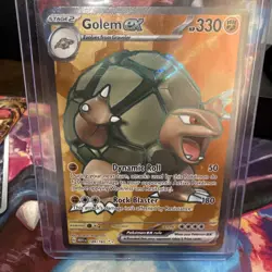 Pokemon TCG Golem ex 189/165 Scarlet & Violet 151 Ultra Rare Full Art English NM - Image 1