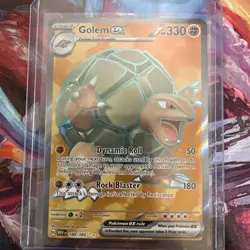 Pokemon TCG Golem ex 189/165 Scarlet & Violet 151 Ultra Rare Full Art English NM - Image 2