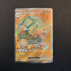 Golem EX 189/165 Ultra Rare Full Art Holo Scarlet & Violet 151 Pokemon TCG NM - Image 1