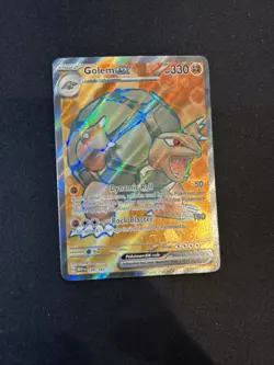 Golem EX 189/165 Ultra Rare Full Art Holo Scarlet & Violet 151 Pokemon TCG NM - Image 1