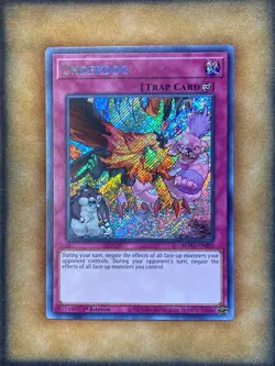 Yugioh Underdog BLVO-EN092 Secret Rare 1st Ed NM - Image 1