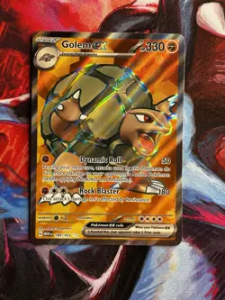 Golem ex 189/165 Scarlet & Violet 151 Full Art Ultra Rare English Pokemon TCG - Image 1