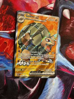 Golem ex 189/165 Scarlet & Violet 151 Full Art Ultra Rare English Pokemon TCG - Image 2