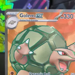 Pokemon TCG Golem ex 189/165 Scarlet & Violet 151 Ultra Rare Holo Full Art 2023 - Image 2