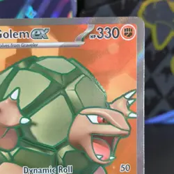 Pokemon TCG Golem ex 189/165 Scarlet & Violet 151 Ultra Rare Holo Full Art 2023 - Image 3