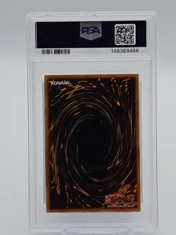DARK MAGICIAN OF CHAOS 2004 YU-GI-OH! INVASION OF CHAOS 1ST EDITION PSA 9 Q7285 - Image 2