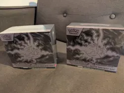 Lot Of 2 - Pokemon TCG Pitch Black Pokemon Center ETB Elite Trainer Box SEALED - Image 1