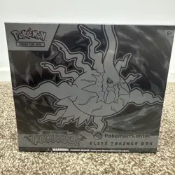 Pokemon TCG Pitch Black Elite Trainer Box ETB Pokemon Center in hand - Image 1