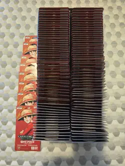 One Piece TCG OP-13 Carrying On His Will Sleeved Booster Pack Lot of 40 English - Image 2