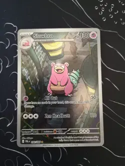 Pokemon TCG Slowbro 090/084 - Illustration Rare - Pitch Black - Mega Evolutions - Image 1