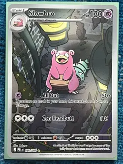 Slowbro 090/084 - Illustration Rare - Pokemon TCG: Pitch Black - IN HAND - Image 1