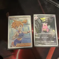Slowbro 090/084 and misty vitality- Illustration Rare - Pokemon TCG: Pitch Black - Image 1