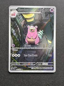 Slowbro 090/084 Pitch Black Illustration Rare Full Art Holo EN Pokemon TCG - Image 1