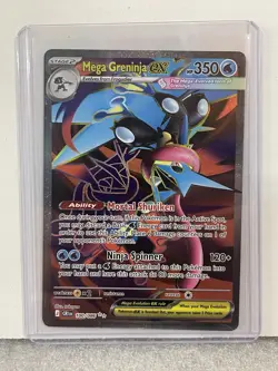 Pokemon TCG Chaos Rising 2026 Mega Greninja Ex Full Art UR #100/86 - Image 1