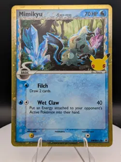 Pokemon TCG: Sword & Shield Promo Cards (SWSH136) Mimkyu Delta Species (NM-) - Image 1