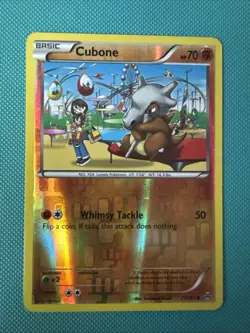 Pokemon TCG - Cubone 77/162 BREAKthrough - Reverse Holo NM - Image 1