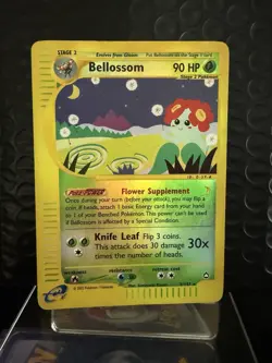 The Pokemon Company Bellossom 5/147 Aquapolis Reverse Holo Rare Eng 90 HP - Image 1