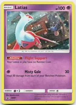 Latias - SM87 Holo Promo Sun & Moon Promo Pokemon Moderately Played - Image 1