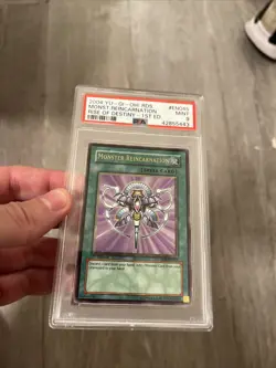 Yugioh Monster Reincarnation RDS-EN045 Ultimate Rare PSA 9 1st Edition - Image 3