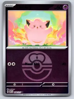 Clefairy (Love Ball) 074/217 Pokemon Ascended Heroes Reverse Holo NM/LP - Image 1