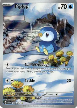 Piplup PFL - 098/094 Pokemon NM EN Holofoil - Image 1