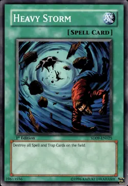 Heavy Storm - 1st Edition SD09-EN025 - MP - YuGiOh - Image 1