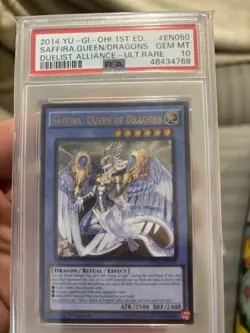 Yu-Gi-Oh! TCG Saffira, Queen of Dragons Duelist Alliance DUEA-EN050 1st Edition - Image 1