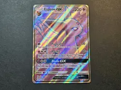 Espeon GX 140/149 Full Art Holo Ultra Rare SM Base Set NM Pokemon TCG - Image 1