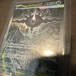Mega Darkrai EX SIR 116/084 Pokemon ME:05 Pitch Black Near Mint English - Image 3