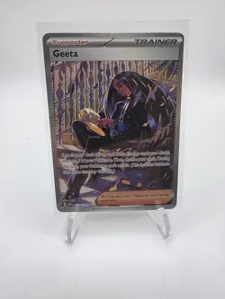 Pokemon Geeta 226/197 Full Art Trainer Ultra Rare Obsidian Flames NM - Image 1