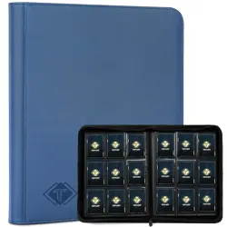 Trading Card Binder 9 Pocket, 432 Side-Loading TCG Album Folder Book Fit for ... - Image 1