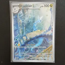 Pokemon TCG Dragonair 181/165 SV Scarlet & Violet 151 Illustration Rare Holo EN - Image 1