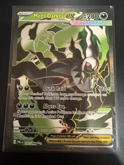 Pokemon Mega Darkrai EX 101/084 Pitch Black Full Art Holo Ultra Rare NM - Image 1