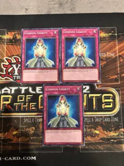 Common Charity Speed Duel Yu-Gi-Oh! Trap Card Set of X3 NM 1st Edition - Image 1
