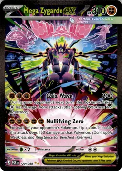 Mega Zygarde ex POR - 120/088 Pokemon NM EN Holofoil - Image 1