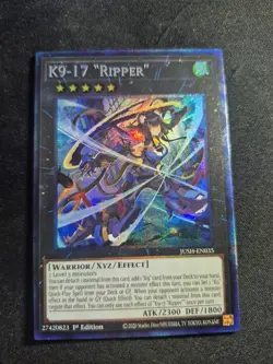 K9-17 "Ripper" [CR]- Justice Hunters JUSH-EN035 - Near Mint/Mint - Yugioh - Image 1