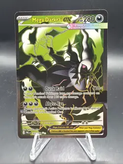 Mega Darkrai EX Ultra Rare 101/084 Pitch Black Card in hand !! Pokemon English - Image 1