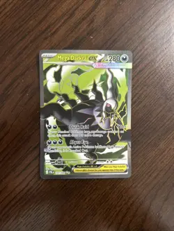 Mega Darkrai EX Ultra Rare 101/084 Pitch Black Card IN HAND!!! Pokemon English - Image 1